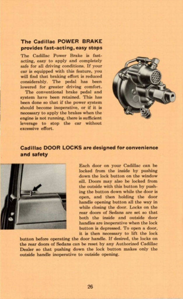 1955 Cadillac Owners Manual Page 9